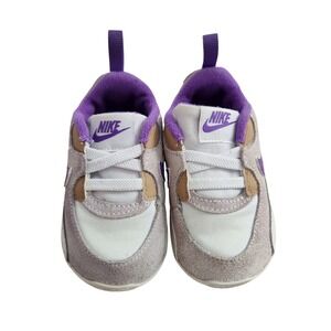 Nike Air Max Tiny 90 Infant Sneakers Grey Purple Size 4C